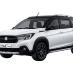 Suzuki XL7 putih dari Qiana Rent Car untuk layanan sewa mobil dengan supir di Jakarta